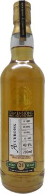 Auchroisk 1991 DT Dimensions Oak Cask #101951 49.1% 700ml