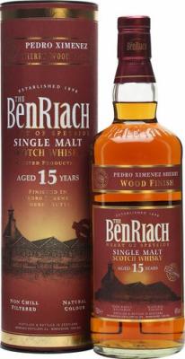 BenRiach 15yo Pedro Ximenez Wood Finish Series Sherry Finish 46% 750ml