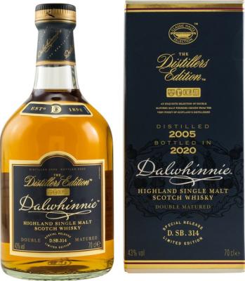 Dalwhinnie 2005 The Distillers Edition Oloroso Sherry Cask Finish 43% 700ml