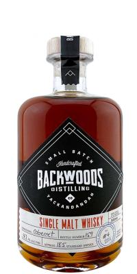 Backwoods Distilling Single Malt Whisky Cabernet 47% 500ml