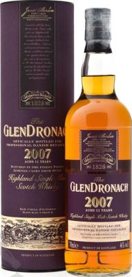Glendronach 2007 Vintage Bottling Pedro Ximenez casks The Whisky Club 5th birthday edition 46% 700ml