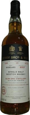 Glen Ord 2007 BR #126 and selected by Whiskynet Hungary 46% 700ml