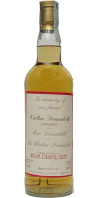 Isle of Jura 1992 JM In memory Valter Donadelli 53.9% 700ml