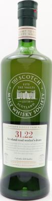 Isle of Jura 1989 SMWS 31.22 An island road worker's dram 2nd Fill Ex-Bourbon Hogshead 56.5% 700ml