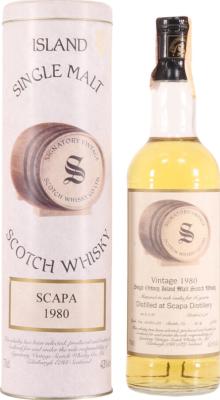 Scapa 1980 SV Vintage Collection Oak Casks 12080 + 82 43% 700ml