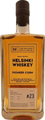 Helsinki Whisky Pioneer Corn Release #23 Small Batch Ex-Bourbon American Virgin Oak Suomalaisen Viskin Paiva 2023 43% 500ml