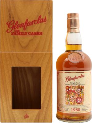 Glenfarclas 1980 Single Cask 35yo Refilled Sherry Butt #1409 47.8% 700ml