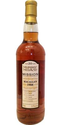 Macallan 1988 MM Mission Gold Series Amarone Casks Finish 51.9% 700ml