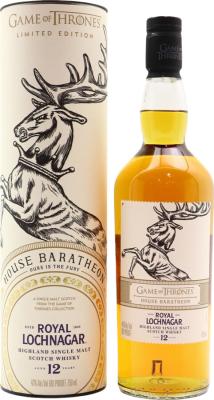 Royal Lochnagar 12yo House Baratheon Game of Thrones 40% 750ml