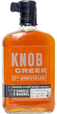 Knob Creek 25th Anniversary Single Barrel Charred New American Oak Barrel 60.8% 750ml