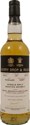 Royal Brackla 1997 BR #9911 46% 700ml