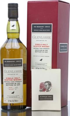 Glenlossie 1999 The Managers Choice Bourbon American Oak #14098 59.1% 700ml