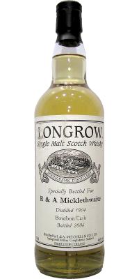 Longrow 1994 Private Bottling Bourbon Cask 46% 700ml