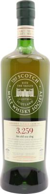 Bowmore 1996 SMWS 3.259 An old sea-dog 19yo Refill Ex-Bourbon Hogshead 57.2% 700ml