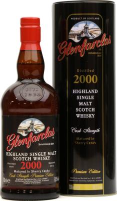 Glenfarclas 2000 Cask Strength Premium Edition 13yo Sherry Casks 58.5% 700ml