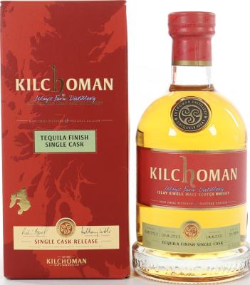 Kilchoman 2013 Tequila Finish Single Cask 638/2013 online exclusive 55.1% 700ml