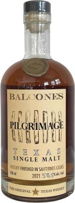 Balcones Pilgrimage Sauternes Finish 58.5% 750ml