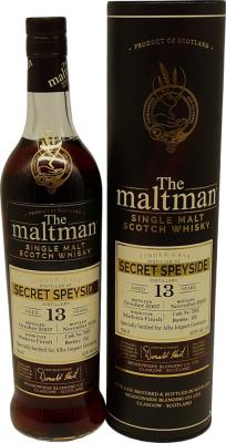 Secret Speyside Distillery 2007 MBl The Maltman 13yo Madeira Finish #7002 Alba Import Germany 53.9% 700ml