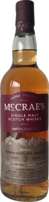 Tamdhu 7yo LsD McCrae's Refill Hogshead German Tobacconists 62.1% 700ml