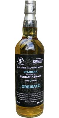 Bunnahabhain 2014 SV Staoisha The Un-Chillfiltered Collection Dechar Rechar Hogshead Dreisatz 56.7% 700ml