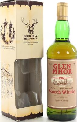 Glen Mhor 1963 GM Licensed Bottling 40% 750ml