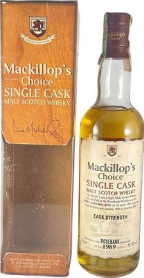 Rosebank 1989 McC Single Cask Cask Strength #908 59.1% 700ml