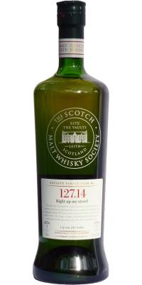 Port Charlotte 2002 SMWS 127.14 Right up my street Refill Ex-bourbon Barrel 65.7% 750ml