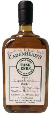 Caperdonich 1996 CA Cask Ends Sherry Hogshead #452 Whiskyfestival Ypenburg 2016 48.9% 700ml