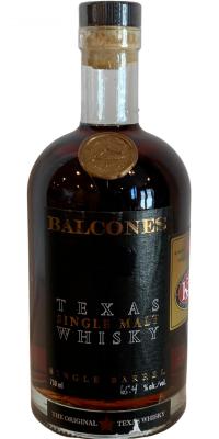 Balcones Texas Single Malt Whisky New European Oak #16584 K&L Wine Merchants Exclusive 65.4% 750ml