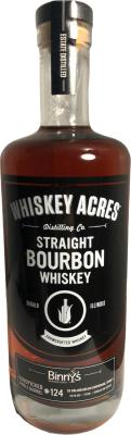 Whisky Acres Distilling Co. Straight Bourbon Whisky Handpicked Single Barrel #124 Binny's Beverage Depot 59.2% 750ml