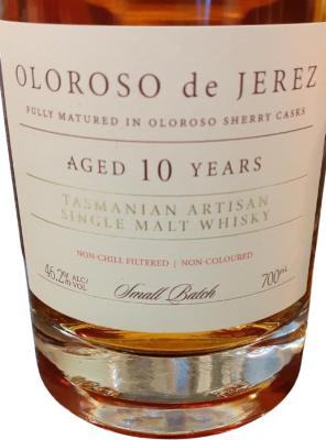 Hellyers Road 2014 Oloroso de sherry 46.2% 700ml