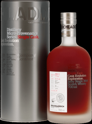 Bruichladdich 2011 Micro-Provenance Series AMF Amarone 2nd Fill Laddie Crew UK 61.7% 700ml