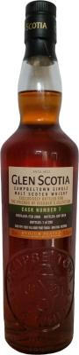 Glen Scotia 2008 First Fill Ruby Port Finish The Friends of Riegger's Selection 54.4% 700ml