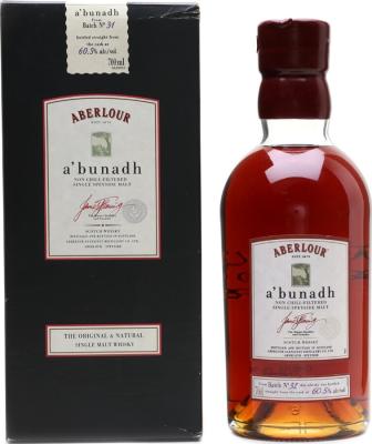 Aberlour A'bunadh batch #31 60.5% 700ml