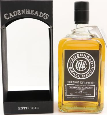 Glenrothes 1989 CA Small Batch Bourbon Barrels 54.9% 700ml