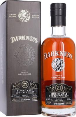 Springbank 21yo AtB Darkness Oloroso Finish 46.5% 500ml