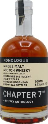 Benrinnes 2009 Ch7 Oloroso Sherry Hogshead 54% 700ml