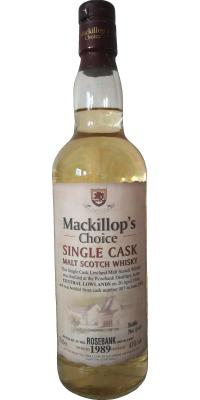 Rosebank 1989 McC Single Cask 907 43% 700ml