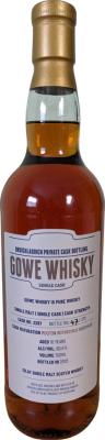 Bruichladdich 2012 Gowe Private Cask Mouton Rothschild hogshead 60.4% 700ml