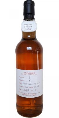 Springbank 2008 Duty Paid Sample For Trade Purposes Only Refill Sherry Butt Rotation 176 60.1% 700ml