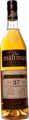 Tomatin 1990 MBl The Maltman Refill Hogshead #14265 49.3% 700ml