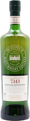 Longmorn 1993 SMWS 7.143 Boiled sweets and brandy butter Refill hogshead 53.7% 700ml