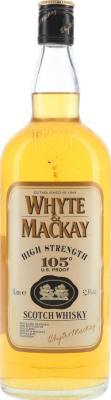 Whyte & Mackay High Strength W&M 105 Over Proof Sherry Butts Finish 52.5% 1000ml