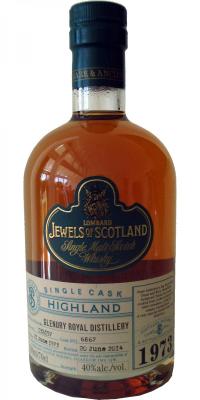 Glenury Royal 1973 Lb Jewels of Scotland Ex-Bourbon Hogshead #6867 40% 700ml