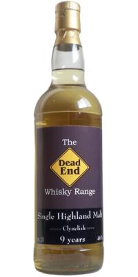Clynelish 9yo UD Dead End Whisky Range 46% 700ml