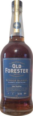 Old Forester Single Barrel Barrel Strength Saker ShopRites 64.7% 750ml