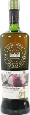 Laphroaig 21yo SMWS 29.211 Jazzy jousting hastlitude 2yo ex-bourbon 1yo 1st fill PX HH Feis Ile Festival 2017 51.6% 750ml