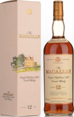 Macallan 12yo Sherry Matured Duty Free 43% 1000ml