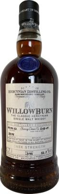 WillowBurn 2018 The Distillery Exclusive European Oak Pedro Ximenez Sherry Octave Distillery Shop 56.7% 700ml