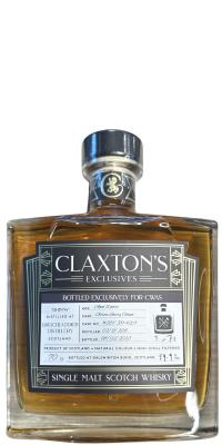 Rhinns 2011 Cl Claxton's Exclusives Oloroso Sherry Octave Bottled exclusively for CWAS 59.9% 700ml